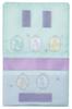 Skater Travel Pocket Pouch with Shoulder 11cm H x 14cm W x 3cm Disney Princess Silhouette for Girls ODKP2-A Strap, 2-Way, D,