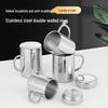 Shangqi 400ml Stainless Steel Mug with Lid
