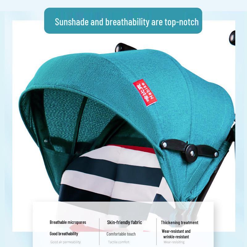 Lightweight Folding Umbrella Stroller with Reclining Seat for Babies and Toddlers
