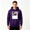 Men's Anime Printed Pullover Hoodie Casual Long Sleeve Comfy Streetwear Sweatshirt