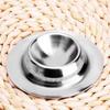Egg Cup Holder Stainless Steel Egg Cups Plates Tableware Holder For Hard Soft Boiled Egg Kitchen Display