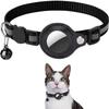 Cat AirTag Holder Halsbånd Breakaway Refleksstrimler Justerbar kattungehalsbånd Vanntett Cat Bell Collar Pet Air Tag Case