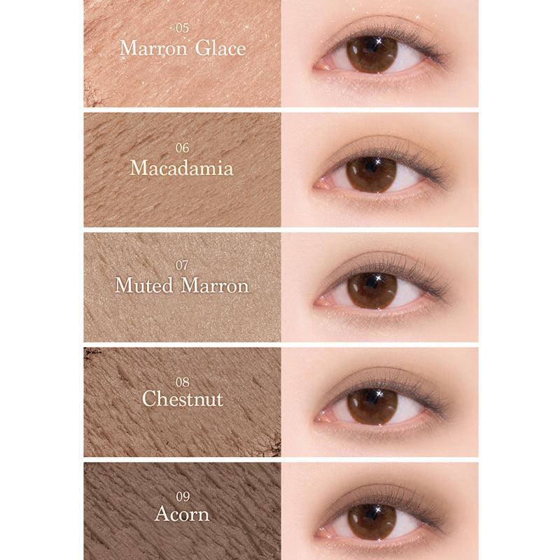 DASIQUE Schattenpalette Nr. 24 Gedämpfte Nüsse