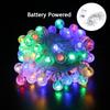 USB/Battery Powered Crystal Ball LED String Lights 1.5M 3M 6M Fairy Lights Garlands For Christmas Party Outdoor Decoration