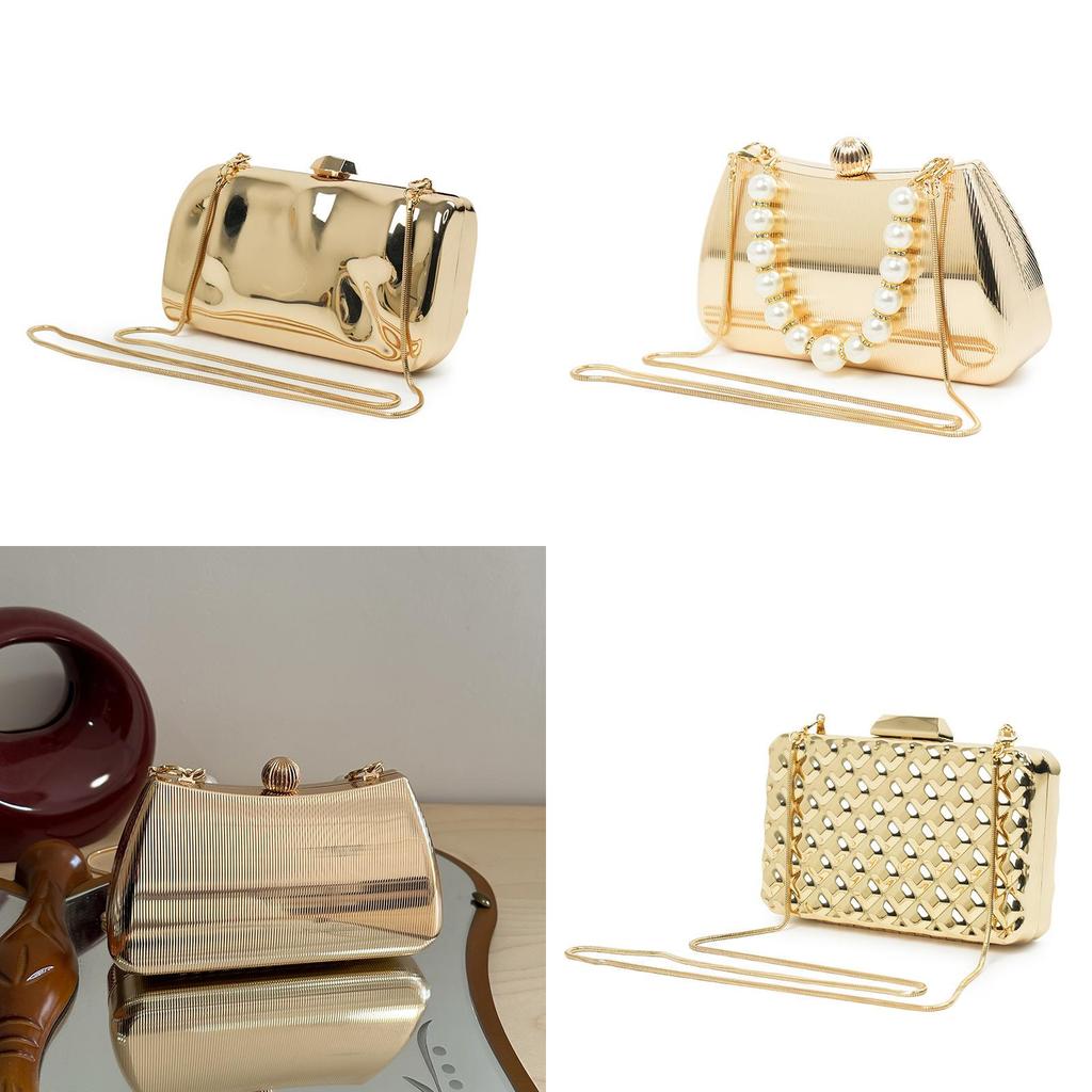 Pochette in Acrilico con Catena per Serata Cena Festa Donna