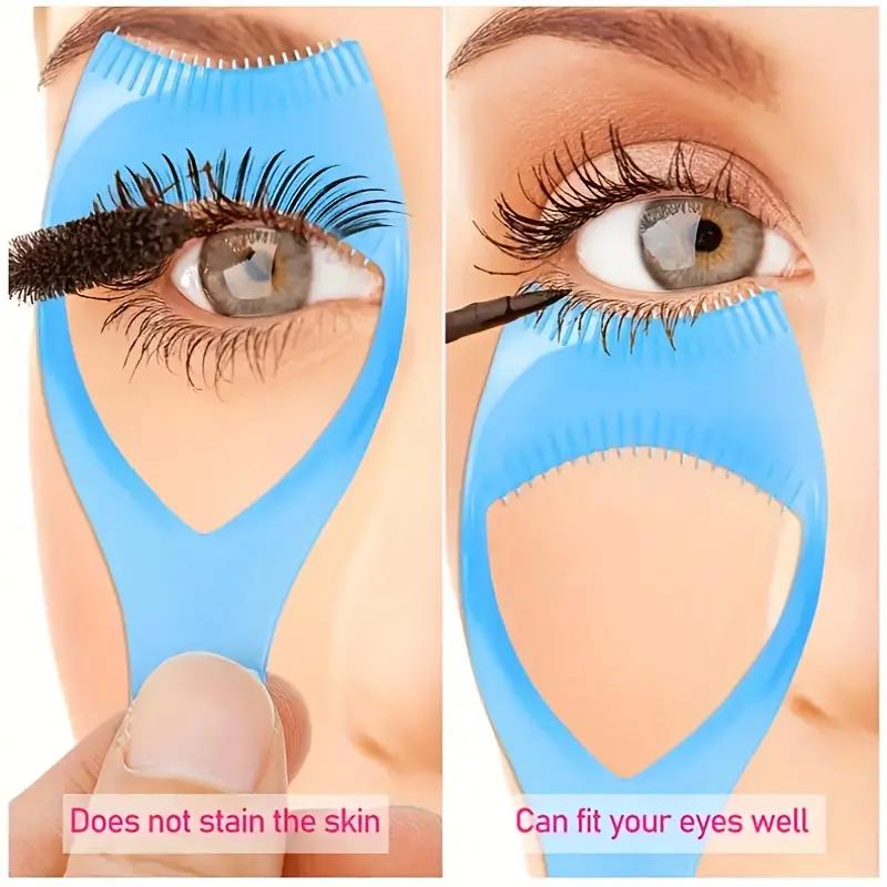 1PCS Mascara Shield Guard Lash Buddy Tool Mascara Guard Eye Lash Applicator, Makeup Cosmetic Lash Guard, Eyelash Tool 3 In 1 Upper Lower Mascara Tool