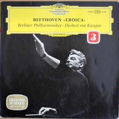 LP Record HERBERT VON KARAJAN BERLINER PHILH  Beethoven Symphonie Nr3 Esdur Op5 138802SLPM DEUTSCHE GRAMMO Germany Classical Used