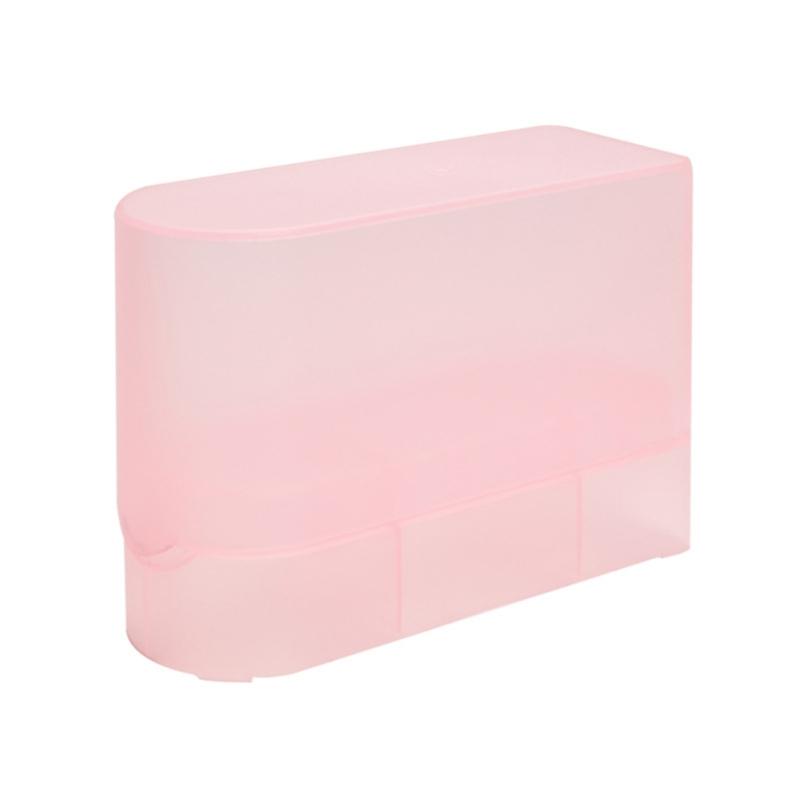 Контейнер для фрез для ногтей на 12 отверстий, Ящик для хранения фрез для ногтей, Держатель для фрез для ногтей для салонов розовый