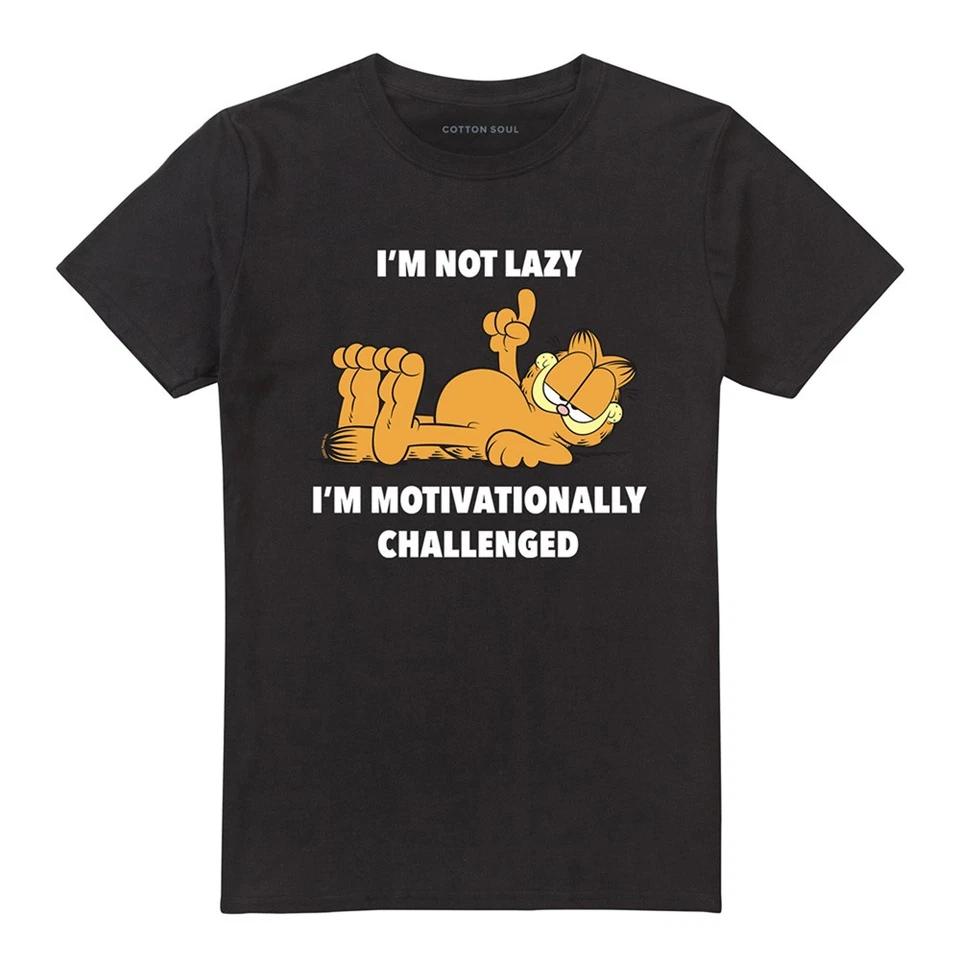 Garfield Track And Field T-Shirt S-L, Black M