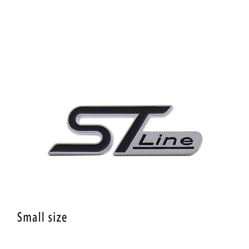 3D ST Line for Car Fender Side trunk Nameplate Decal Emblem Badge Sticker