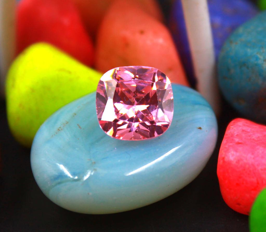 6.85 Carat Excellent Big Offer Cushion Shape Pink Sapphire Certified Sri Lanka Gemstone SN112