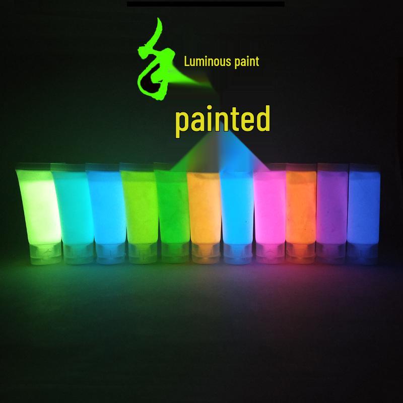 15g Handgemalte leuchtende fluoreszierende Körperfarbe für Nachtclub-Partys, Geburtstage und Halloween