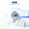 Digital Thickness Gauge High Precision Unit Conversion Pressing Operation Quick Measurement Thickness Measuring Gauge Meter Tool for Home