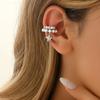 Korean Version of Fashionable and Gentle Star Earrings Without Ear Holes, Niche and Versatile Design, High-end Ear Clip Earrings