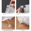 1PcsShoe Dust Covers Non-Woven Dustproof Drawstring Clear Storage Bag Travel Pouch Shoe Bags Drying Shoes Protect Shoes