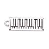 Musical Charms Multi Color Alloy Guitar Pendants For Music Themed Jewelry Making