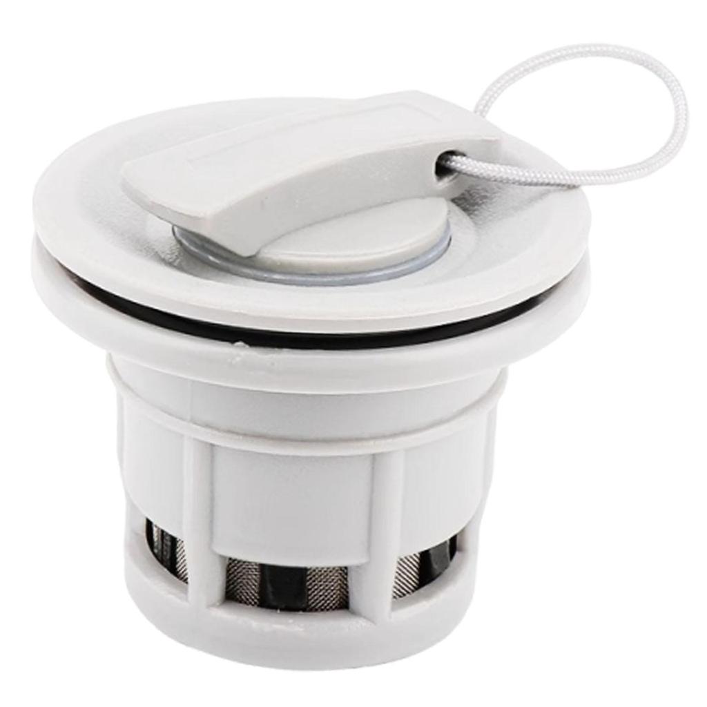 Pontoon Boat Inflation Valve Replacement for Kayak Raft Easily Install Repair Parts Self Locking Lightweight with Filter Mesh
