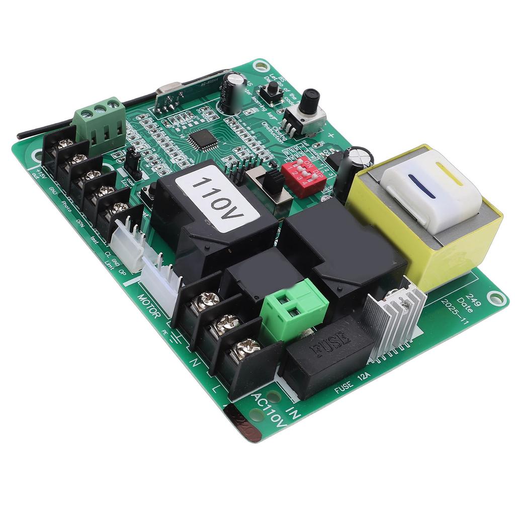 Sliding Gate Opener Control Board Set Universal Electric Door Controller Circuit Board with Remote Control for Factory