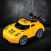 Inertia Cartoon Graffiti Offroad Car Toy With Doublesided Stunt Flip For Kids Play And Development