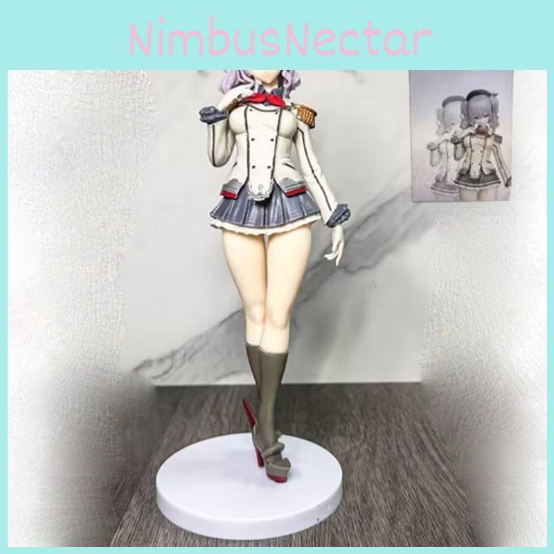 18cm Pvc Model Figure Beautiful Girl Kanmusume Kashima Standing Pose Anime Collectible Wholesale