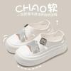 Fashion All-Match Shoes Tennis Female Casual Sneaker Breathable Summer New Scandals Slipper Slides Breathable Shoes All-Match Casual Fem