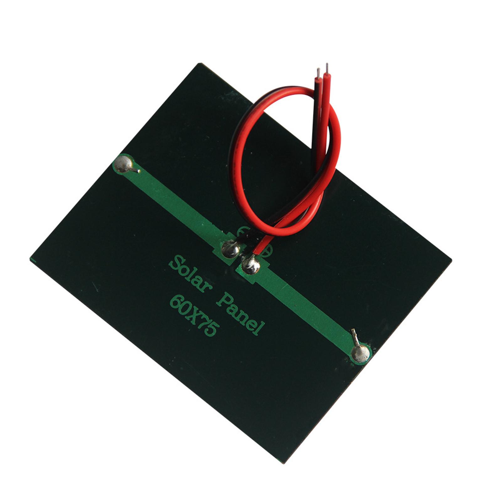 

Портативная солнечная панель с проводом 3 В 0,6 Вт, небольшой модуль ячеек, поликремниевая плата, наружное солнечное зарядное устройство, простое в использовании