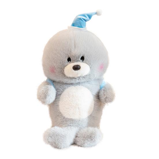 

Мягкая плюшевая игрушка «Морской лев», милая мягкая пушистая кукла «Морской лев» с рюкзаком, 25 см/40 см, плюшевое животное из океана, подарок для детей, девочек и мальчиков S