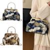 Silk Embroidery Crossbody Bag Patchwork National Style 2025 Hot Sale Bags for Women Hasp Simple Fashion Women's Handbags