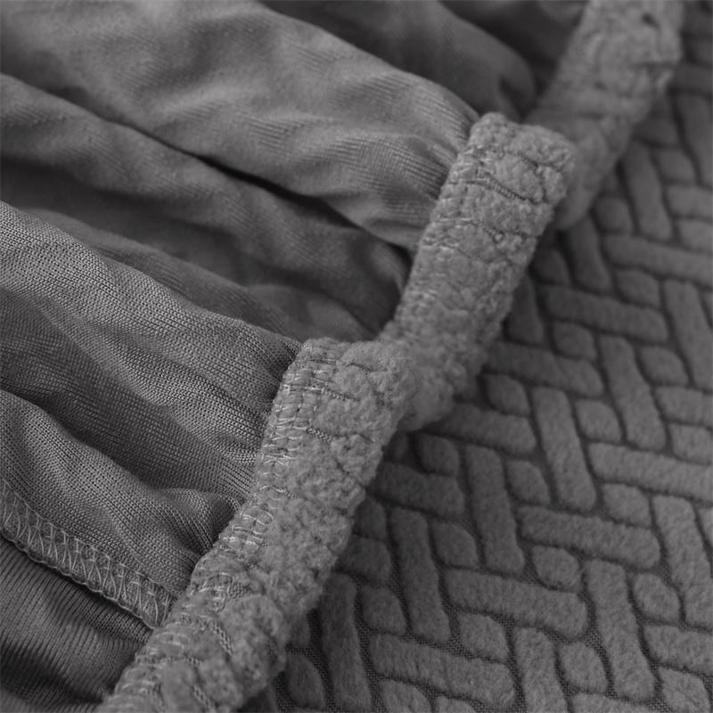 1PC Stretch Dining Chair Cover Jacquard Spandex Chair Slipcovers Elastic High Back Sloping Armchairs Cover for Hotel Kitchen