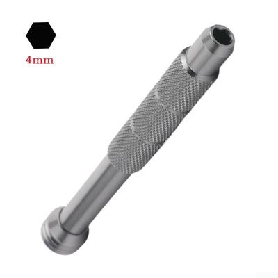 Screwdriver Handle Aluminum Alloy For H4 Driver Hand Tool Hex Bits