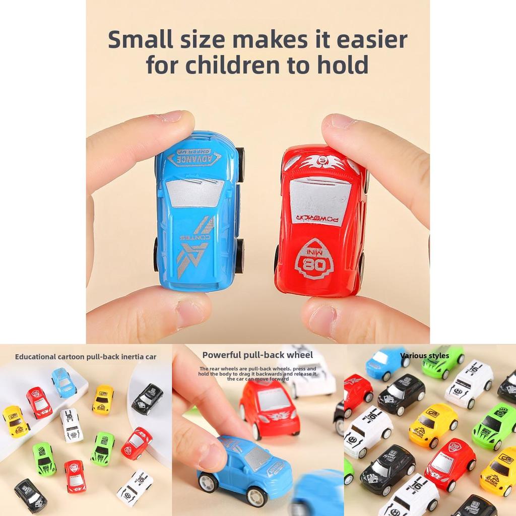 Simulation Mini Inertial Plastic Car Model Children Toy For Toddler Play And Developmental Fun