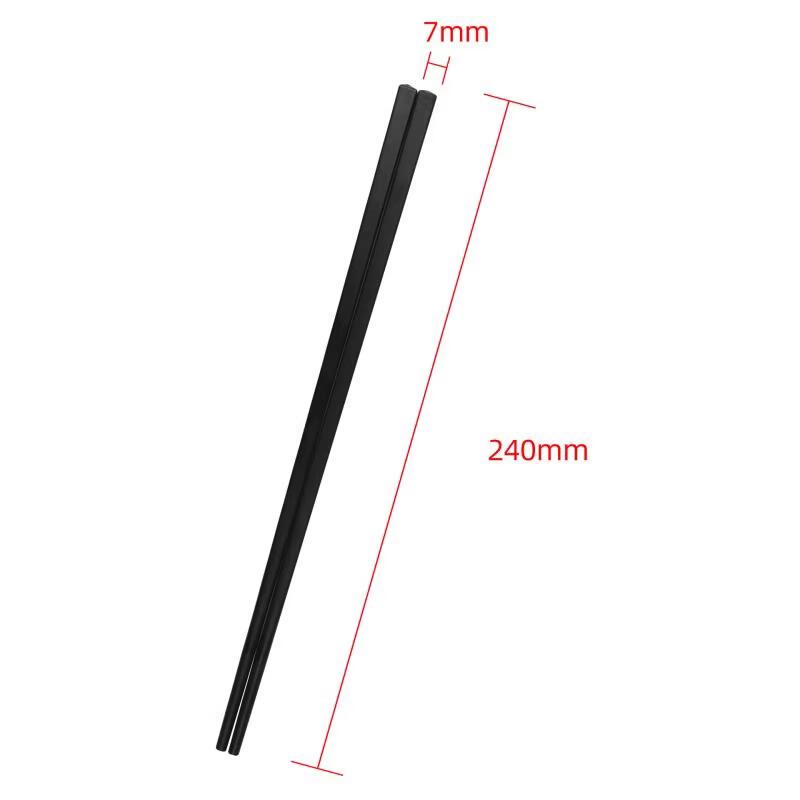 Ru Han Black Sakura Alloy Chopsticks