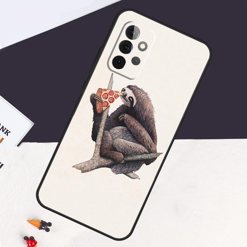 Cute Sloth Animal Case For Samsung Galaxy A14 A55 A06 A05 A36 A26 A16 A54 A34 A22 A32 A52 A35 A15 A53 A13 A56