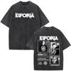 Rapper Kidd Voodoo Euforia Album Tour 2026 Print Vintage Washed T-shirt Men Women Hip-hop Fashion Cotton Loose Casual T-shirts
