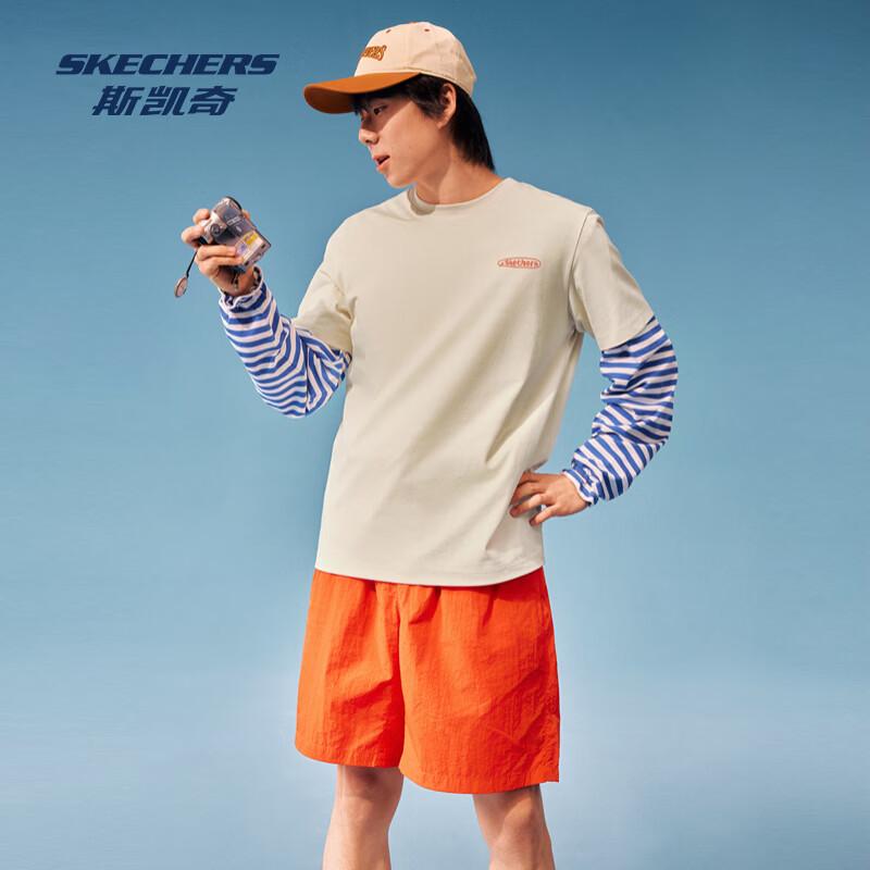 Skechers Унисекс Вязаная футболка с коротким рукавом L226U021 XL