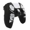 RALAN PS5 Controller DualSense Compatible with Silicone Joystick Perfect Ergonomic Design and White Caps, Anti-Slip, Black, Fit, (Black Tiger)