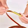 1pc 5mx0.8cm PVC Decorative Edging Strip Tape - Perfect for Wall, Ceiling & Furniture Banding Seamless Wall Corner