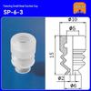 Triple-Layer Vacuum Release Silicone Nozzle for Robotic Arm