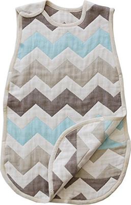 Sandesica Fluffy 6-Layer Gauze Sleeper, Medium (Ages 1-3), Chevron, 3340-9999-02