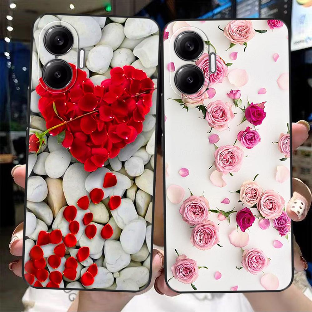 For Poco F7 Case Painted Silicon Phone Back Cover Soft Silicone Phone Cases For Xiaomi Poco F7 Case PocoF7 Soft TPU Cases Coque