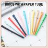 10 ks Papírové kuličkové tužky Hladké psaní Rychleschnoucí Recyklovatelné Biologicky rozložitelné Papírové tělo Tužka pro Studenty Učitele