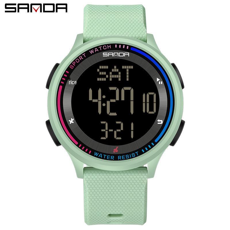 Sanda New Youth Luminous Waterproof Student Watch - Unisex Design for Middle Schoolers