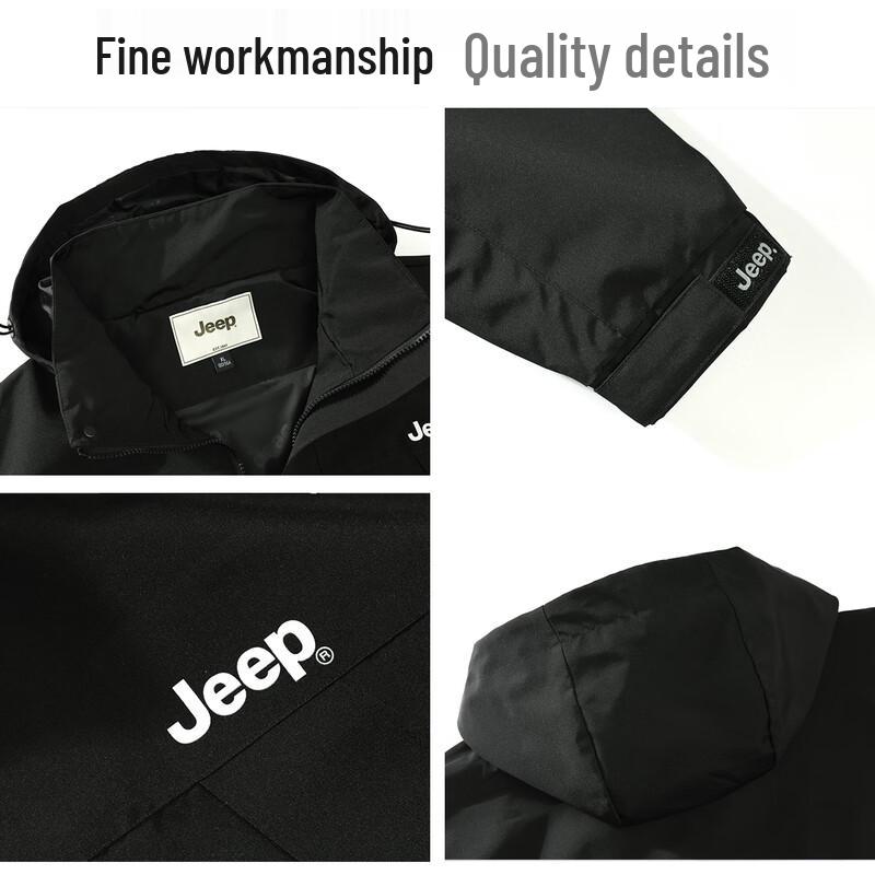 Jeep Men's 3-in-1 Outdoor Mountaineering Jacket