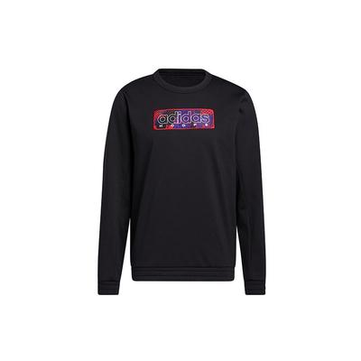 Bluza graficzna z okrągłym dekoltem na edycję Chińskiego Nowego Roku z aksamitną podszewką Męskie topy Czarny GQ2833