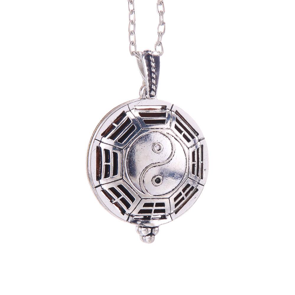 Aromatherapy Necklace Tree of Life Diffuser Jewelry Vintage Open Locket Pendant Essential Oil Perfume Aroma Diffuser Necklace