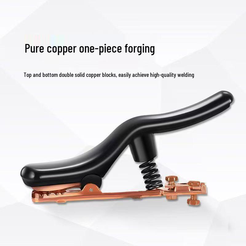500A King Kong Non-Scalding Heavy Duty Welding Electrode Holder, Thickened Black Clamp for Industrial Use