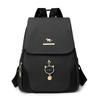 Fashionable Soft Leather Large-capacity Travel Backpack, Dual-purpose Single-shoulder Schoolbag Casually