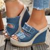 Women'S Comfortable Open-Toe Slide Sandals