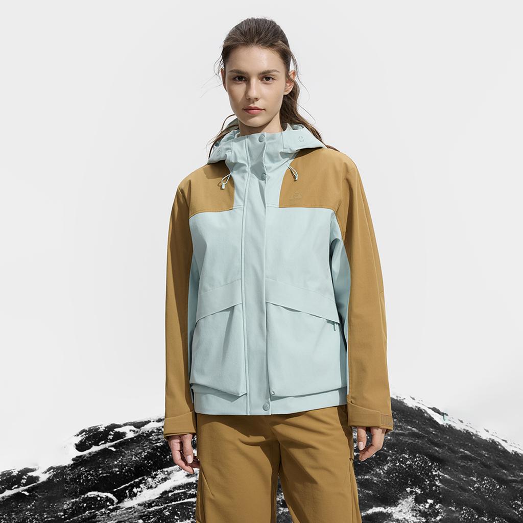 FILA Explore Removable Three-In-One Classic Comfortable Versatile Casual Outdoor Jacket Women jackets Dream-Awakening-Green A11W547705FLG