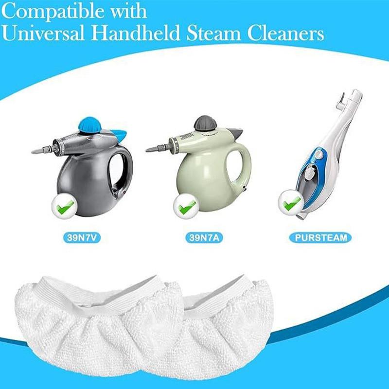 Handheld Steam Cleaner Microfiber Cloth Cover With Reusable Washable Fabric For Home Cleaning